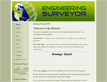 Tablet Screenshot of engineeringsurveyor.com
